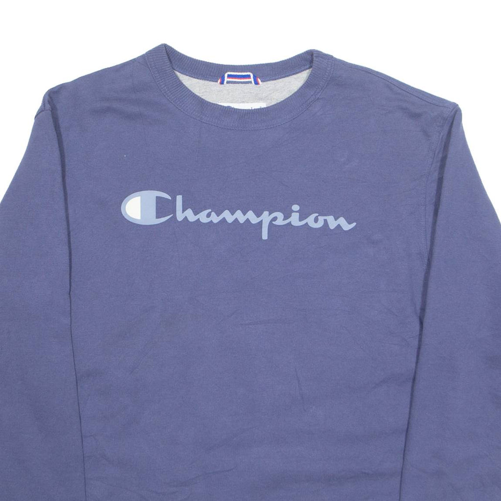 CHAMPION Mens Sweatshirt Blue M