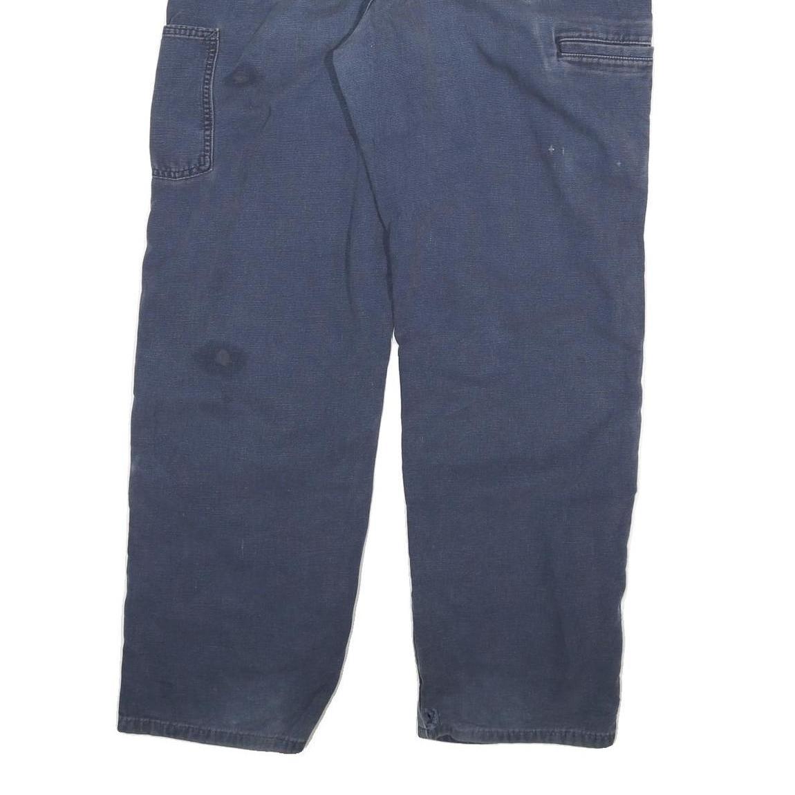 CARHARTT Mens Jeans Blue Relaxed Straight Denim Medium W36 L32 Workwear