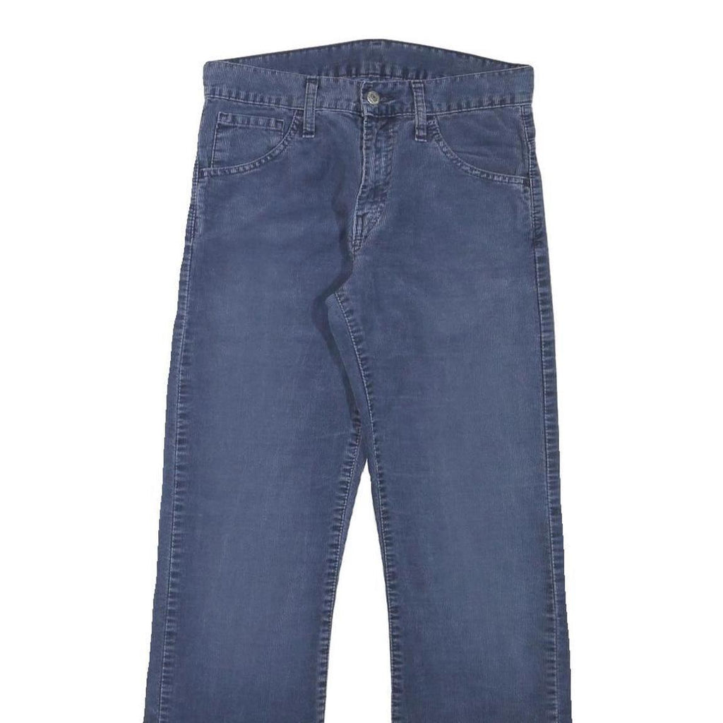 LEVI'S Mens Cotton Blend Blue Regular Straight Casual Trousers W28 L29