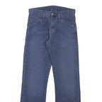 LEVI'S Mens Cotton Blend Blue Regular Straight Casual Trousers W28 L29