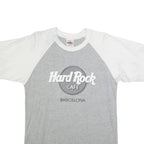 HARD ROCK CAFE Barcelona Mens Band Jersey Grey L