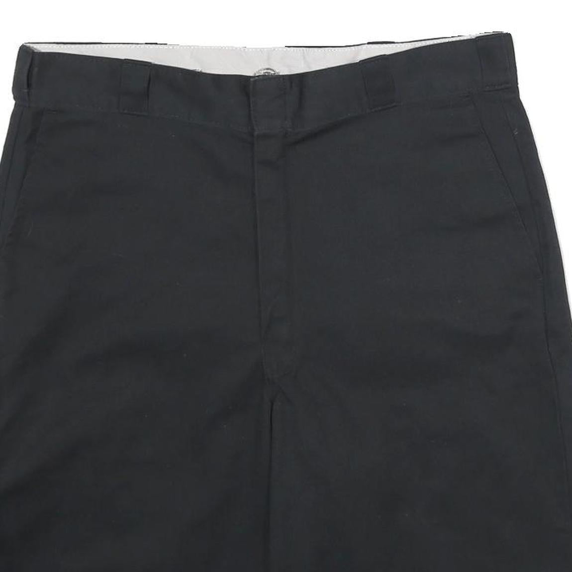 DICKIES Mens Shorts Black Casual L W36 Workwear Durable Polyester Blend