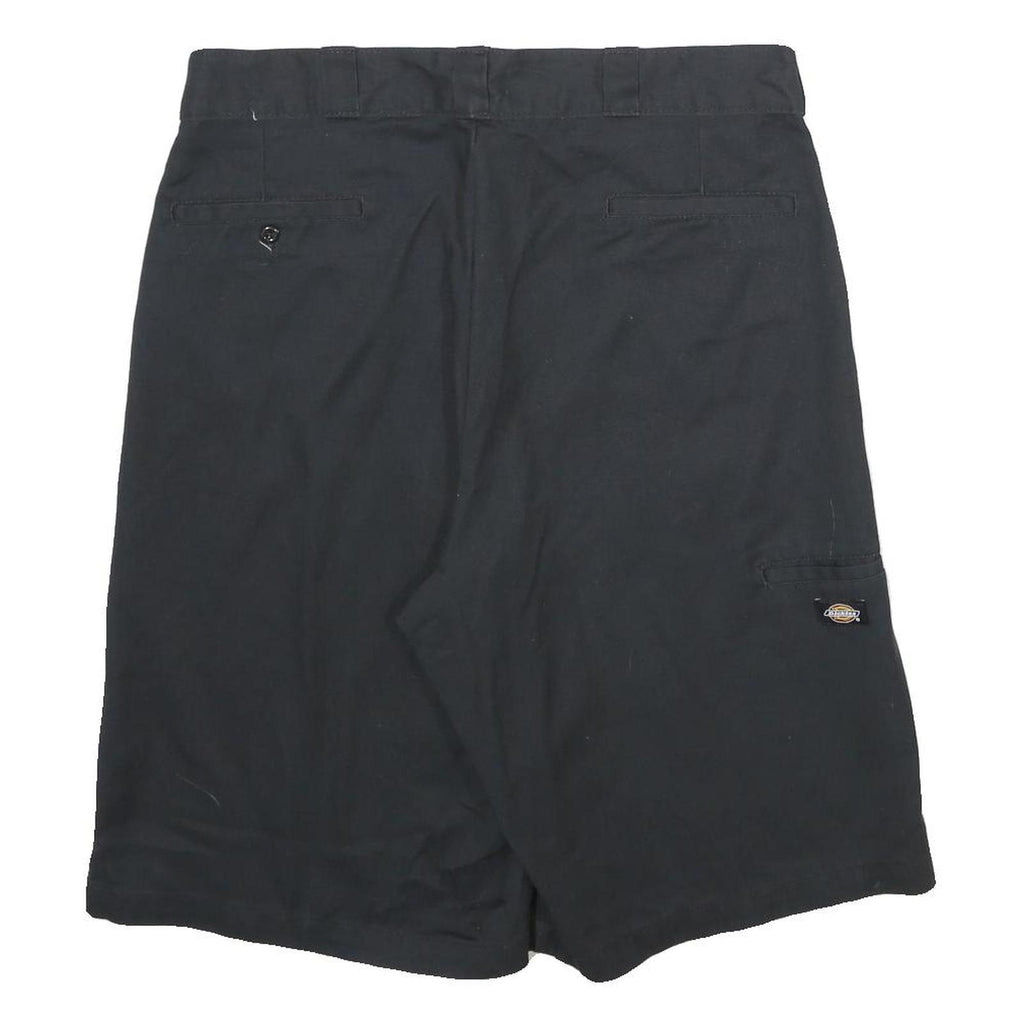 DICKIES Mens Shorts Black Casual L W36 Workwear Durable Polyester Blend