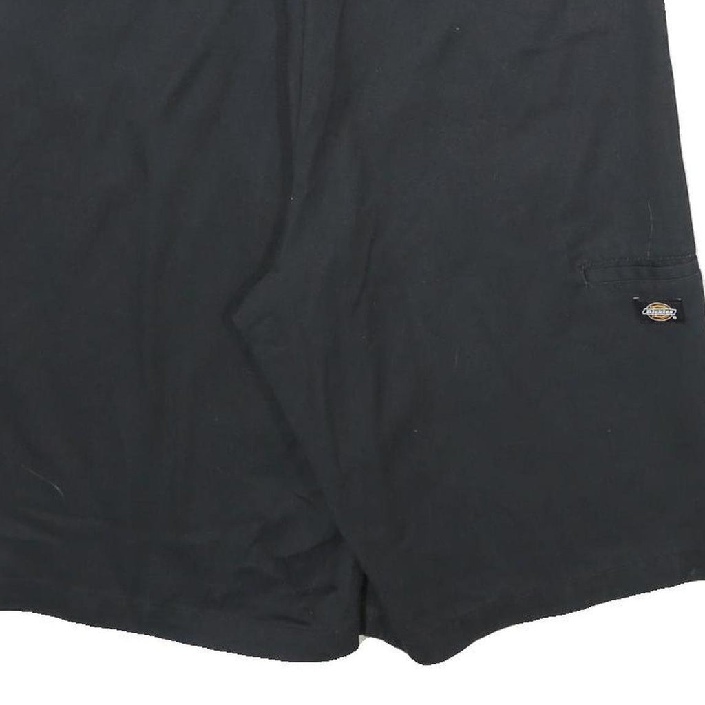 DICKIES Mens Shorts Black Casual L W36 Workwear Durable Polyester Blend