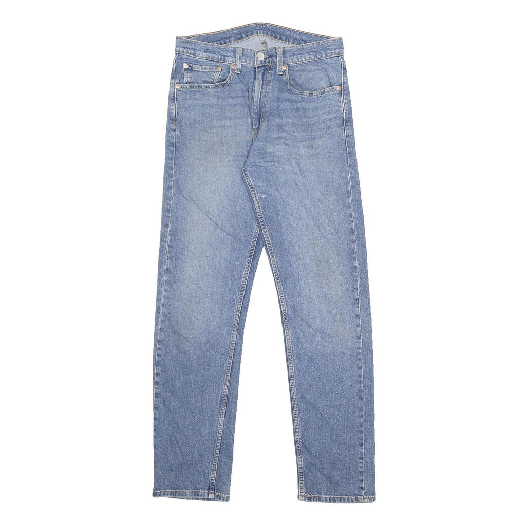 LEVI'S 505 Mens Regular Fit Straight Denim Light W32 L34 Classic Cotton Blend
