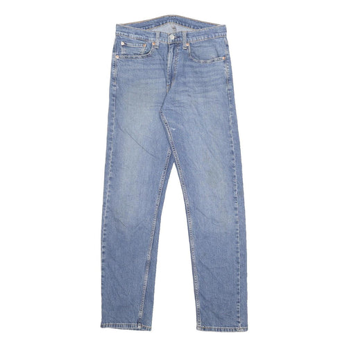 LEVI'S 505 Mens Regular Fit Straight Denim Light W32 L34 Classic Cotton Blend