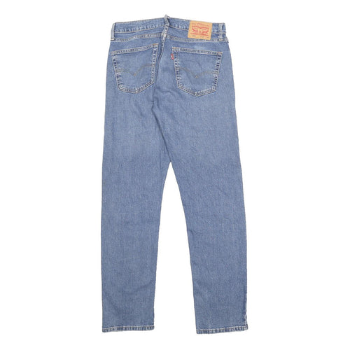LEVI'S 505 Mens Regular Fit Straight Denim Light W32 L34 Classic Cotton Blend