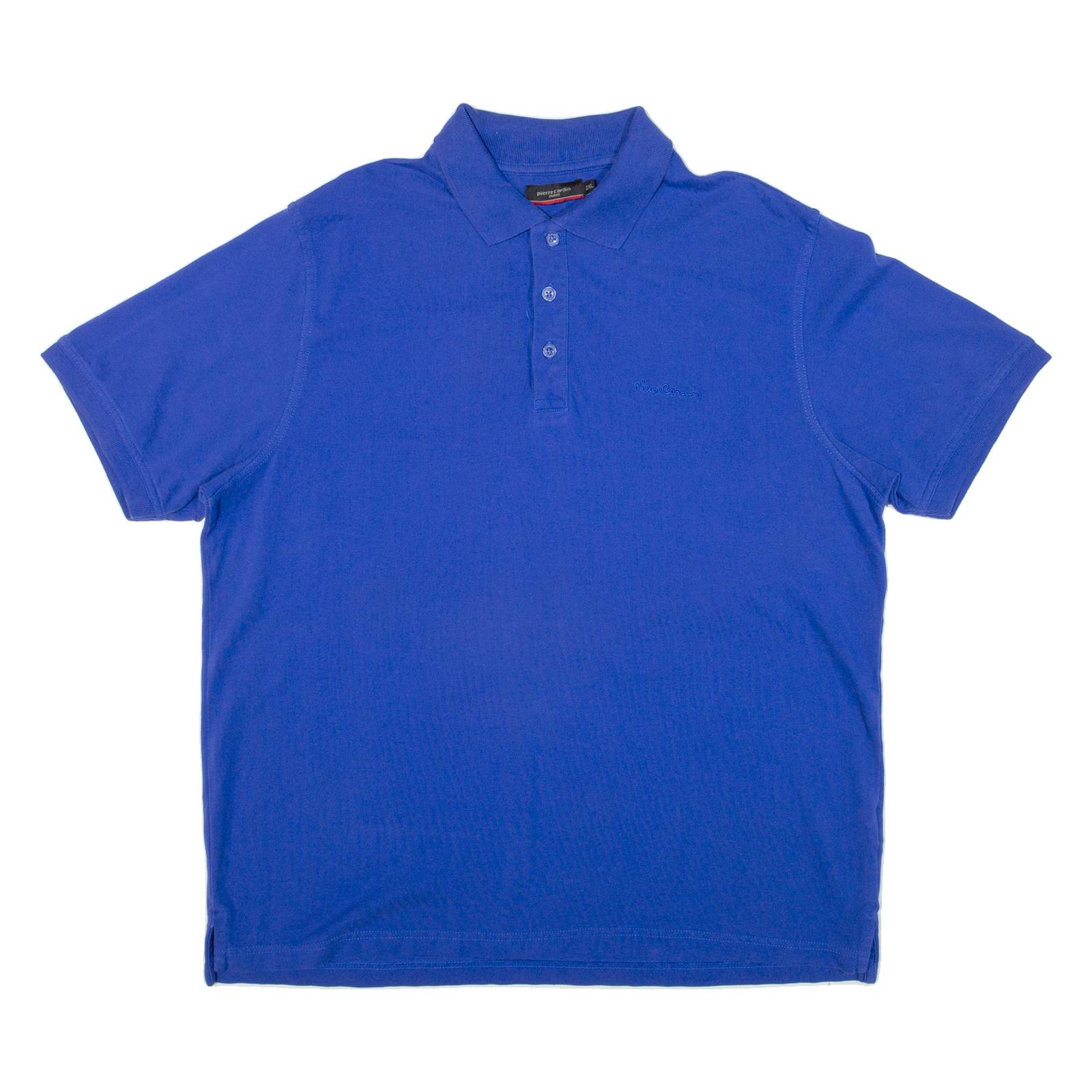 PIERRE CARDIN Mens Polo Shirt Blue 2XL