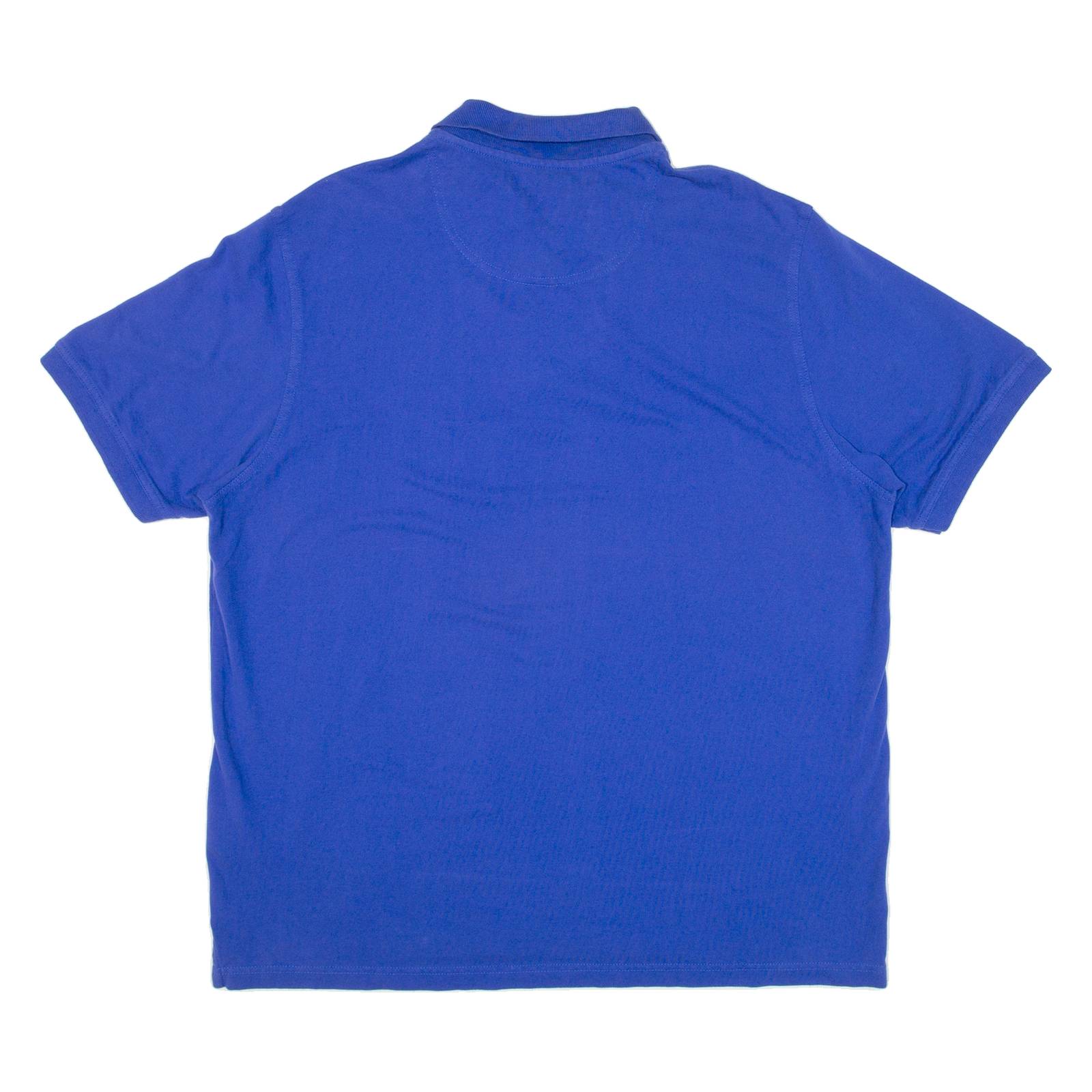 PIERRE CARDIN Mens Polo Shirt Blue 2XL