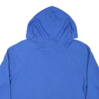 TOMMY HILFIGER Womens Blue Hoodie M Embroidered Logo Cotton Blend Pullover