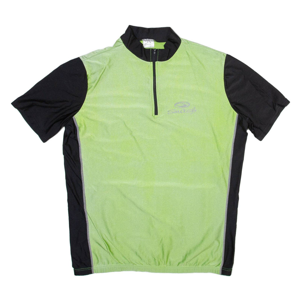 SMASH Mens Jersey Green 1/4 Zip M