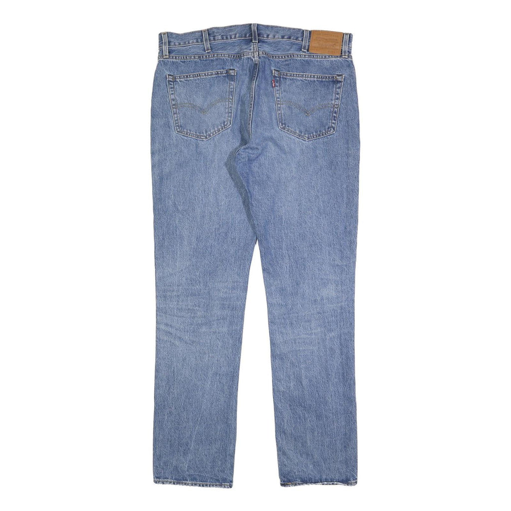 LEVI'S 511 BIG E Mens Slim Blue Denim Medium W38 L34 Classic Zip Jeans