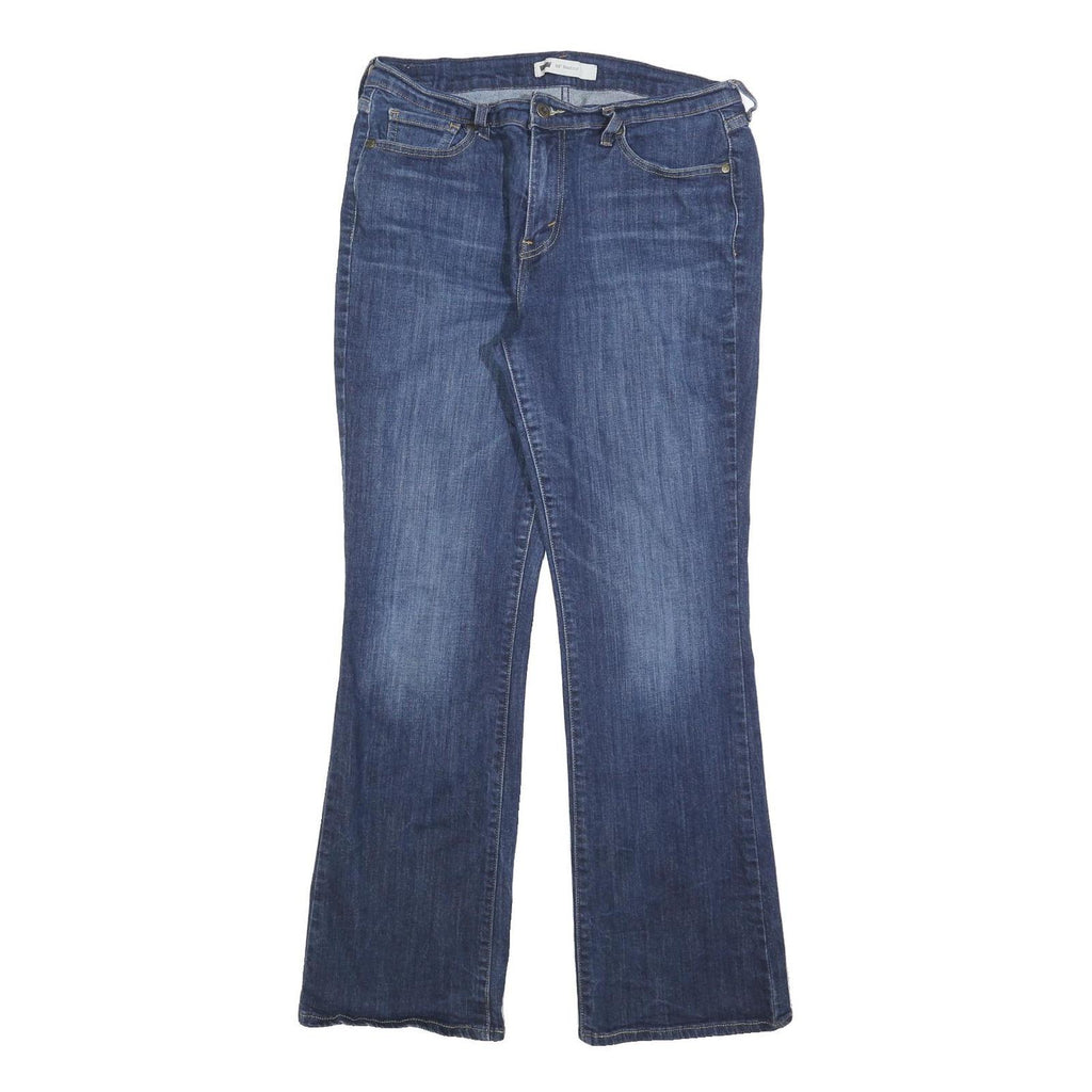 LEVI'S 515 Womens Jeans Blue Regular Flared Denim Medium W31 L32 Classic Fit