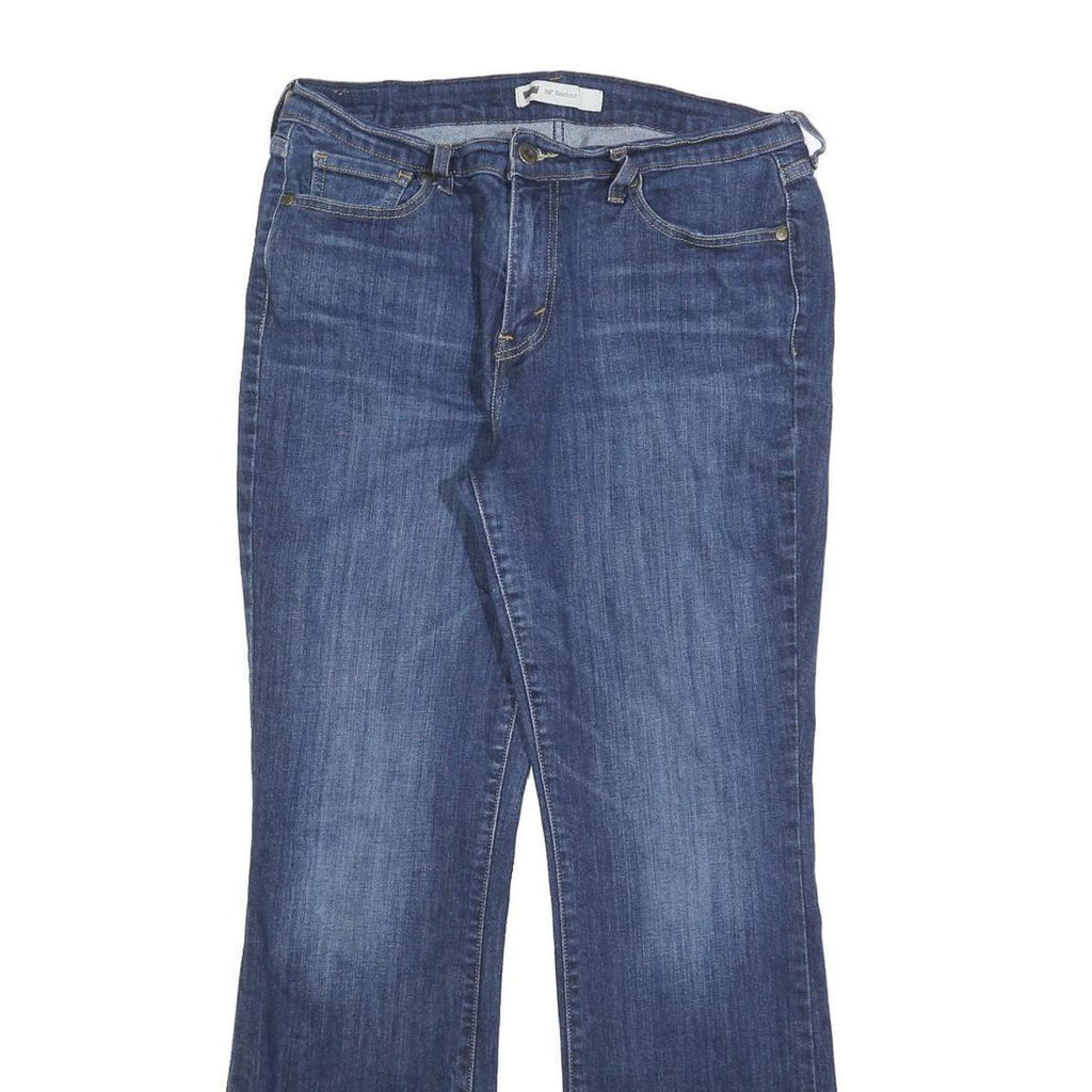 LEVI'S 515 Womens Jeans Blue Regular Flared Denim Medium W31 L32 Classic Fit