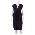 COAST Womens Day Dress Blue Short Sleeve Midi UK 8