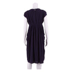 COAST Womens Day Dress Blue Short Sleeve Midi UK 8
