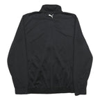 PUMA Mens Black Zip Jacket M Polyester Sport Casual Lightweight Track Top