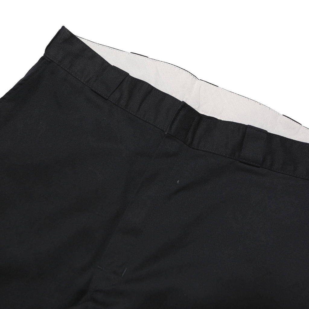 DICKIES Mens Black Polyester Blend Loose Fit Trousers W36 L29 Workwear