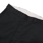 DICKIES Mens Black Polyester Blend Loose Fit Trousers W36 L29 Workwear