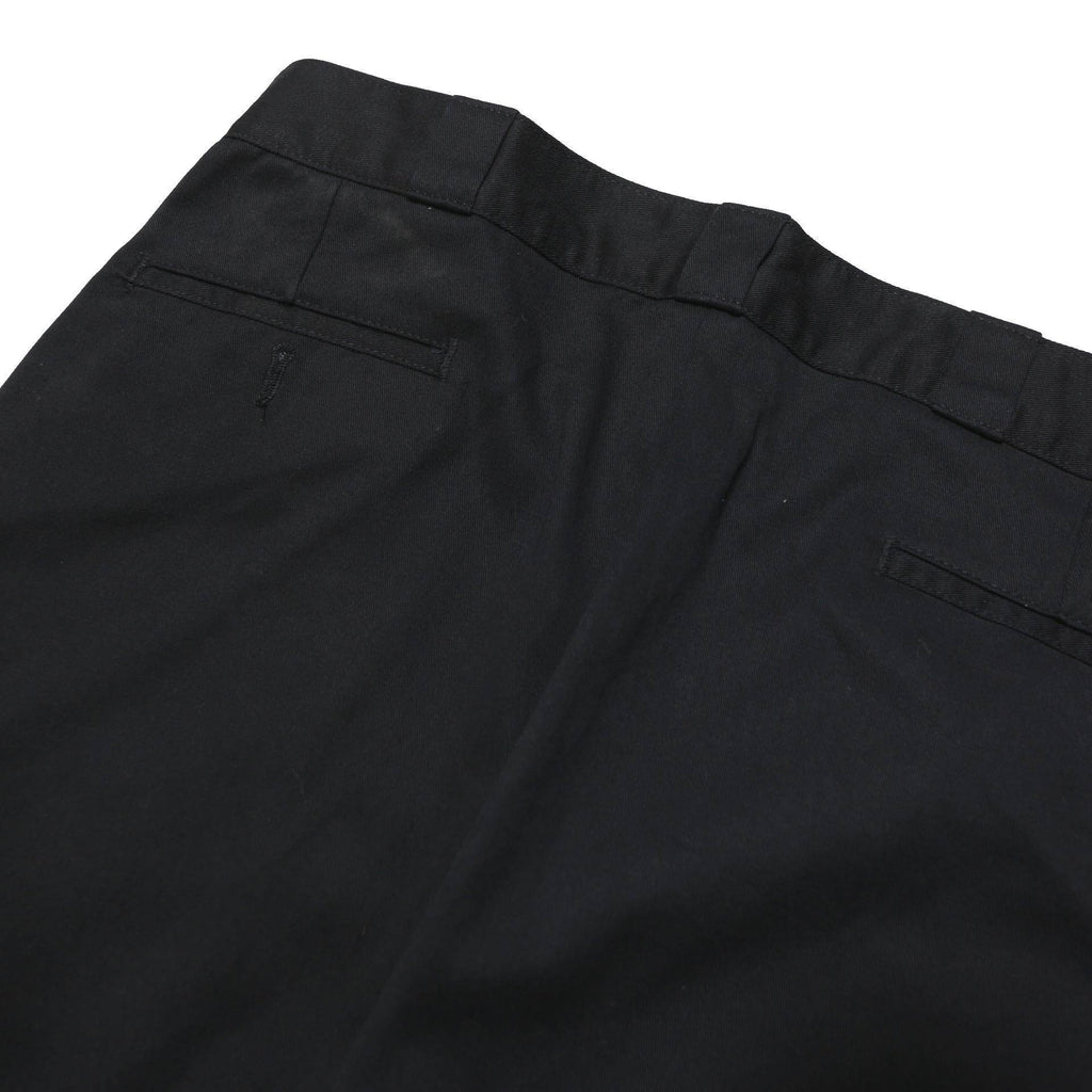 DICKIES Mens Black Polyester Blend Loose Fit Trousers W36 L29 Workwear