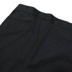 DICKIES Mens Black Polyester Blend Loose Fit Trousers W36 L29 Workwear