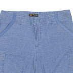 LEE Womens Cargo Shorts Blue M W32