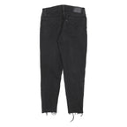 LEVI'S 710 Womens Jeans Black Slim Skinny Denim Raw W29 L24 Frayed Hem