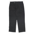 DICKIES Mens Black Relaxed Straight Trousers W38 L32 Workwear Casual Zip