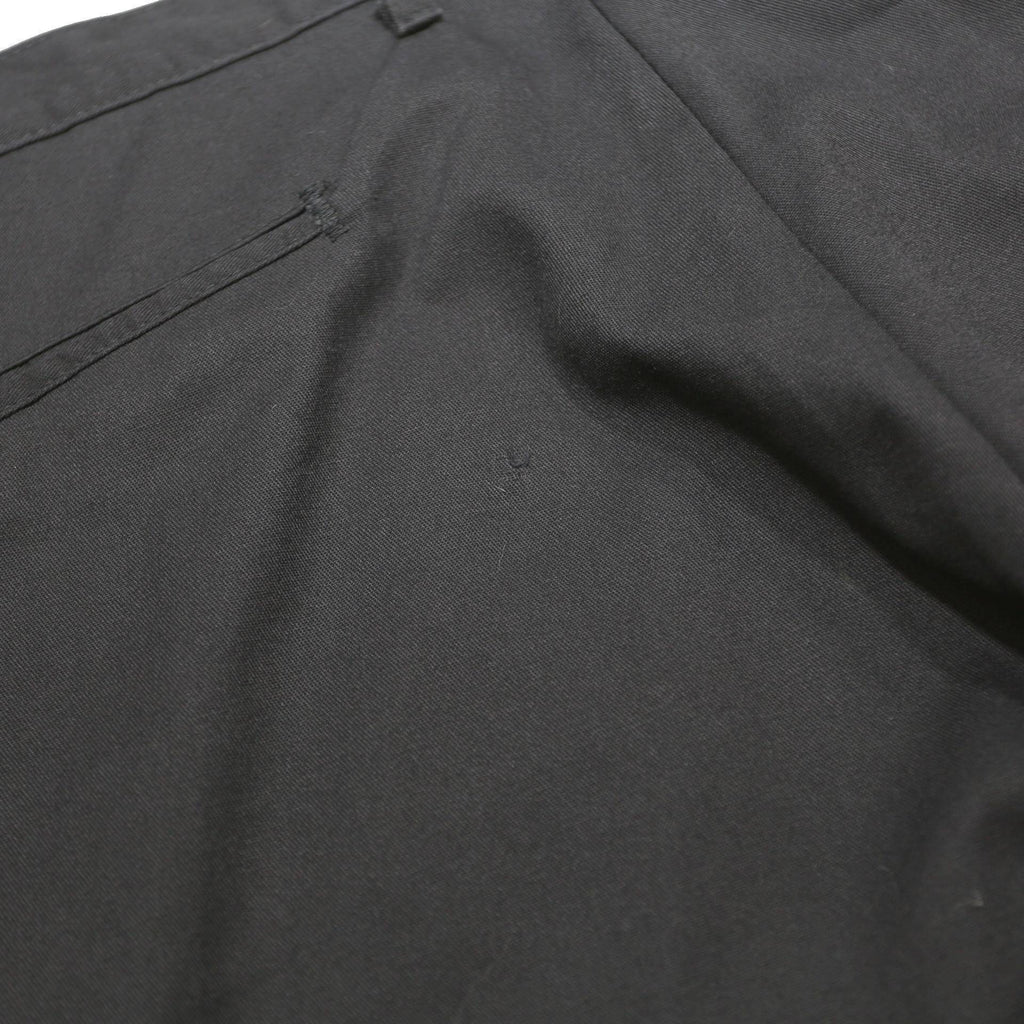 DICKIES Mens Black Relaxed Straight Trousers W38 L32 Workwear Casual Zip