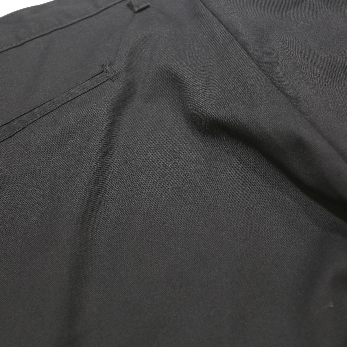 DICKIES Mens Black Relaxed Straight Trousers W38 L32 Workwear Casual Zip