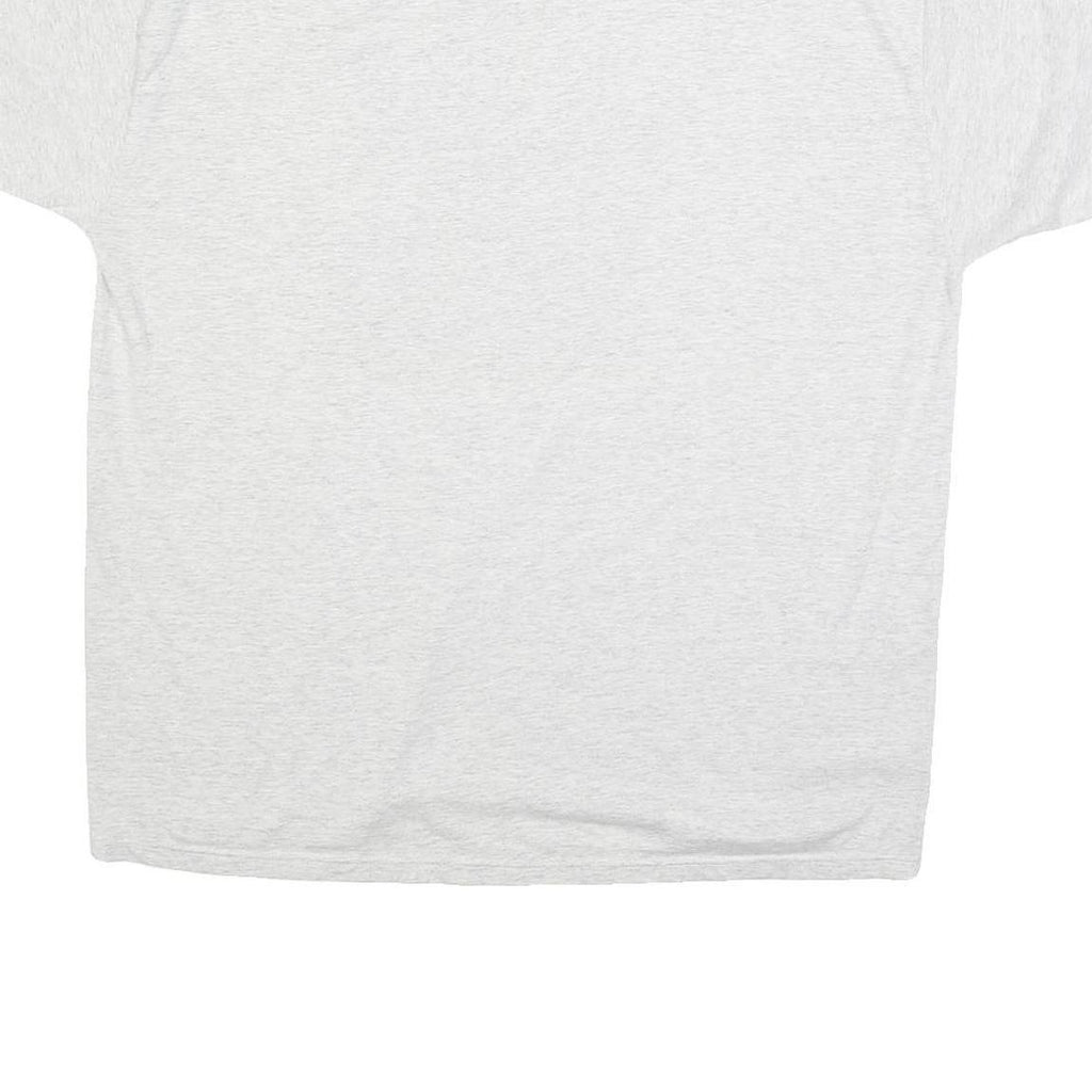 JERZEES Mens White XL Graphic T-Shirt Short Sleeve Crew Neck Cotton Blend