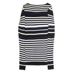 GLOBUS ESSENTIALS Womens Patterned Jumper Blue Striped Tight Knit Viscose M