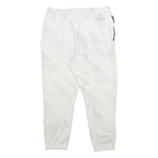 NIKE Mens Joggers White XL W32 L27 Cotton Blend Slim Tapered Fit Athletic