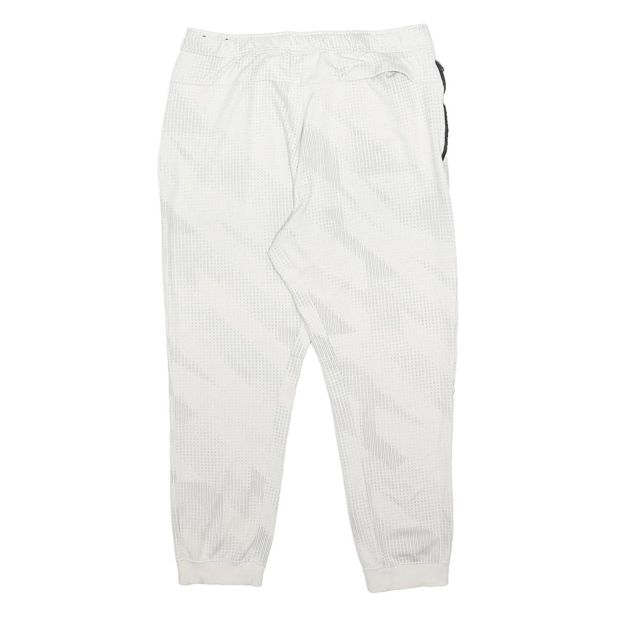 NIKE Mens Joggers White XL W32 L27 Cotton Blend Slim Tapered Fit Athletic