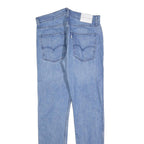 LEVI'S Womens Jeans Blue Slim Skinny Denim Medium W31 L34 Zip Cotton Blend