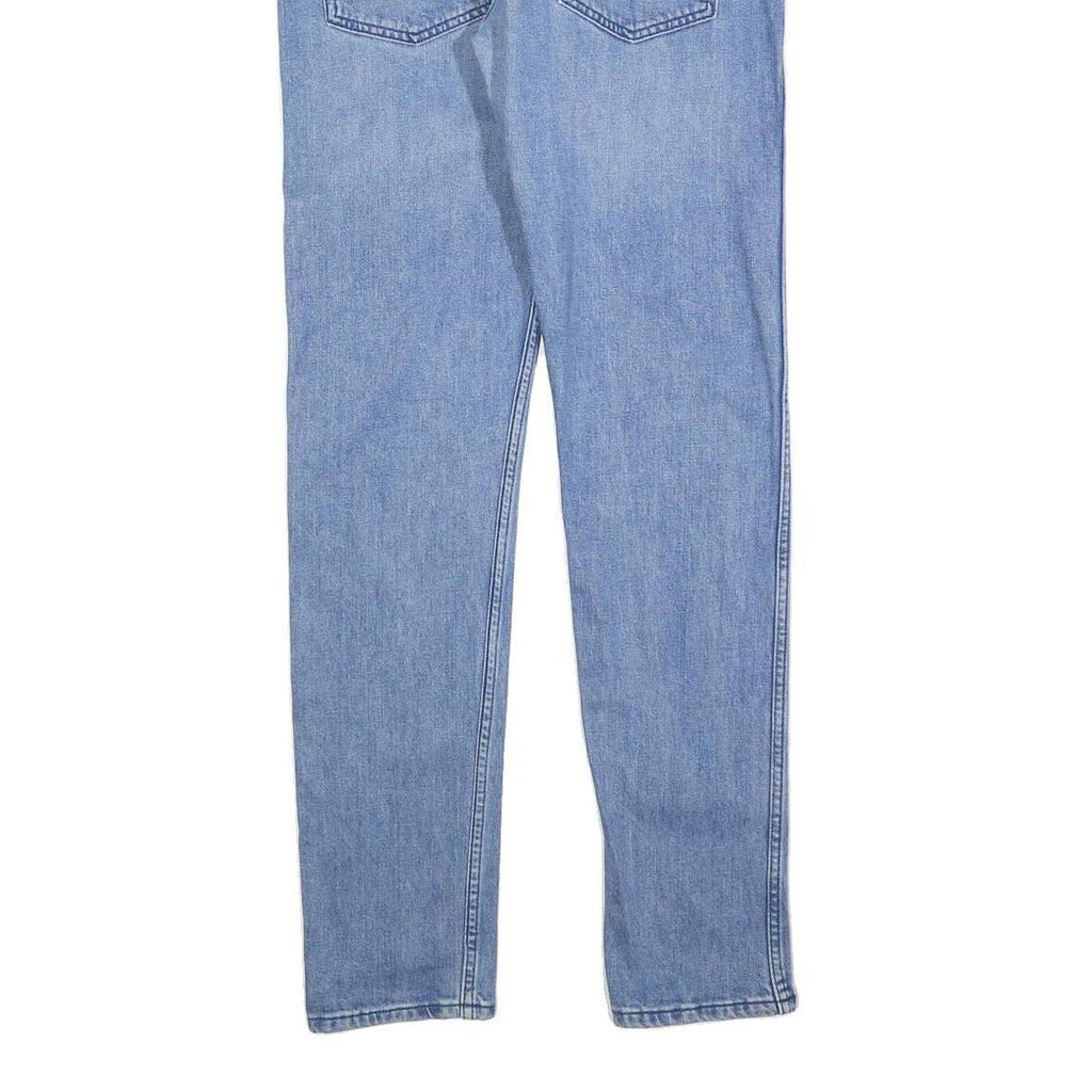 LEVI'S Womens Jeans Blue Slim Skinny Denim Medium W31 L34 Zip Cotton Blend