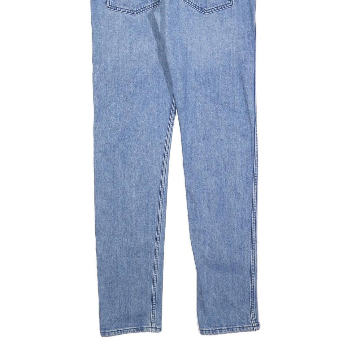 LEVI'S Womens Jeans Blue Slim Skinny Denim Medium W31 L34 Zip Cotton Blend