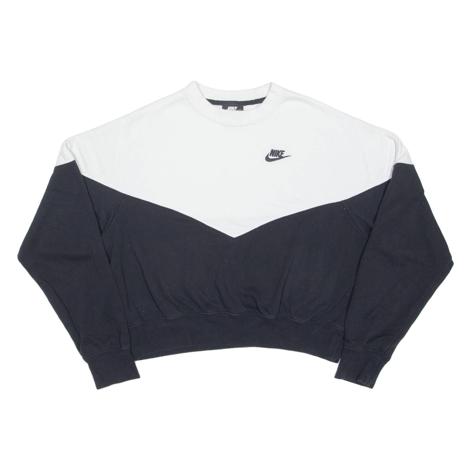 NIKE Cropped Womens Sweatshirt Black XL