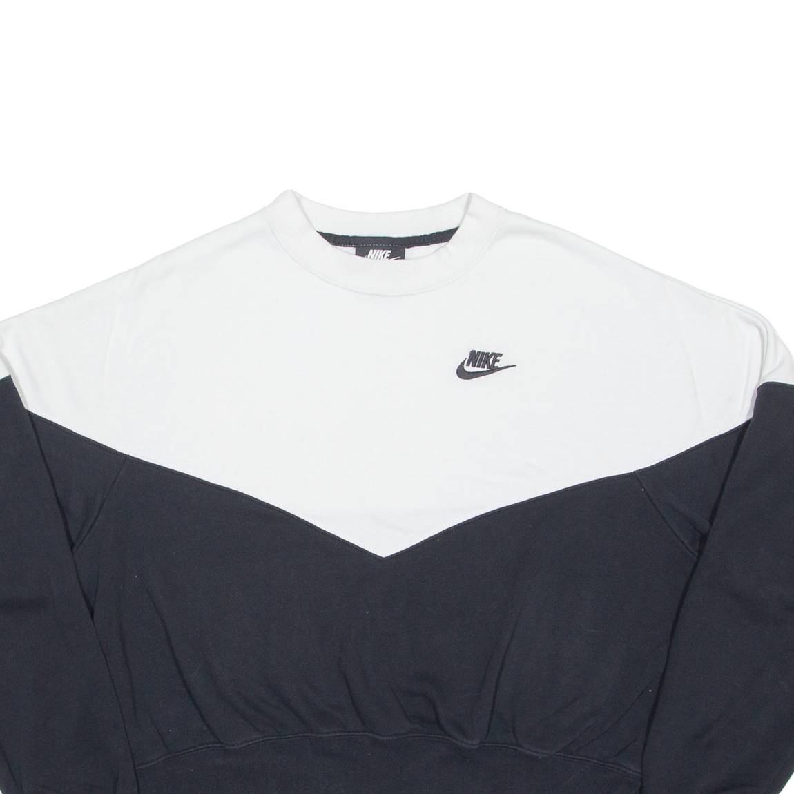 NIKE Cropped Womens Sweatshirt Black XL