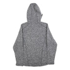 DICKIES Womens Grey Full Zip Hoodie S Heathered Sweatshirt Casual Outerwear