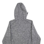 DICKIES Womens Grey Full Zip Hoodie S Heathered Sweatshirt Casual Outerwear