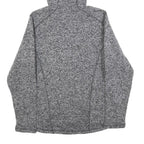 DICKIES Womens Grey Full Zip Hoodie S Heathered Sweatshirt Casual Outerwear