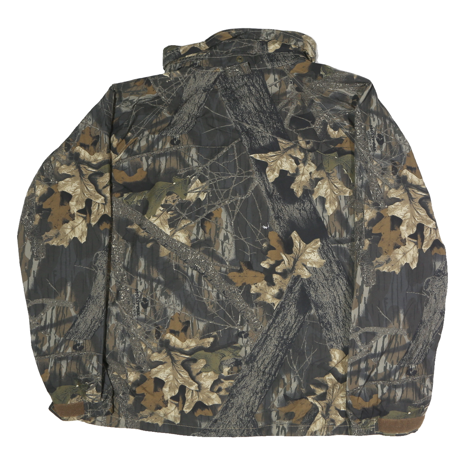 COLUMBIA Mens Brown Camouflage Zip Jacket L Polyester Outdoor Casual