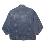 LEVI'S Womens Blue Classic Denim Jacket M Cotton Button Plain Casual Outerwear