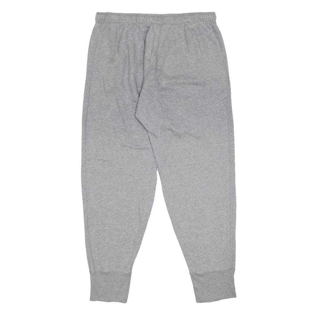 NIKE Mens Joggers Grey M W32 L29 Cotton Blend Regular Tapered Fit Logo Casual