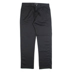 DRIVER Mens Trousers Black Regular Straight W34 L31