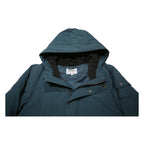 CARHARTT WIP Mens Blue Zip Hooded Nylon Jacket S Casual Outdoor Winter