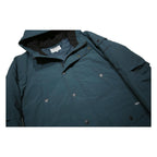 CARHARTT WIP Mens Blue Zip Hooded Nylon Jacket S Casual Outdoor Winter