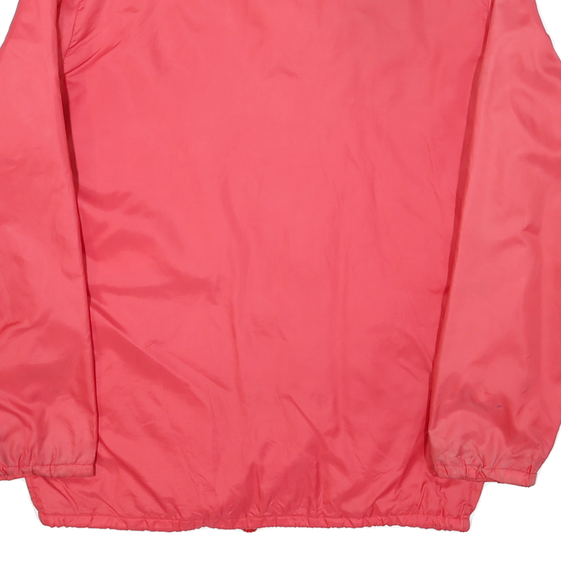 OUTDOOR Mens Red Button Nylon Jacket M Classic Casual Lightweight Windbreaker