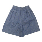 Womens Blue Cotton Blend Casual Shorts S W27 Lightweight Summer Wear